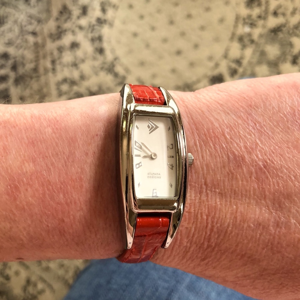 SILPADA-Rare Retired Red Band Watch